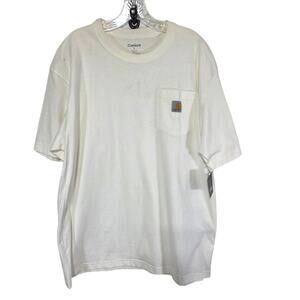 Carhartt Mens NWT Iconic K87 Pocket Tee Size Large Flaw*